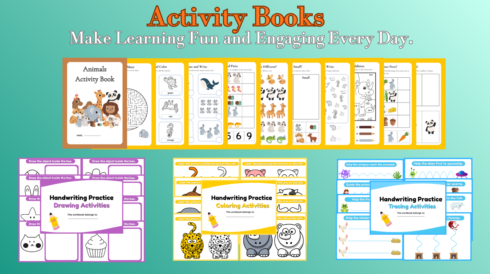 Autism Printable Bundle for Parents – Activities, Tools, and Resources