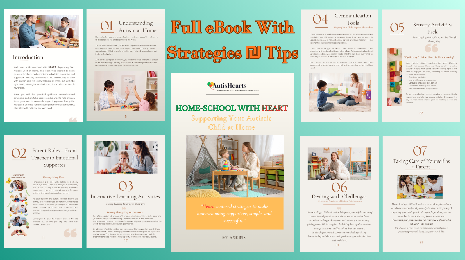 Autism Printable Bundle for Parents – Activities, Tools, and Resources